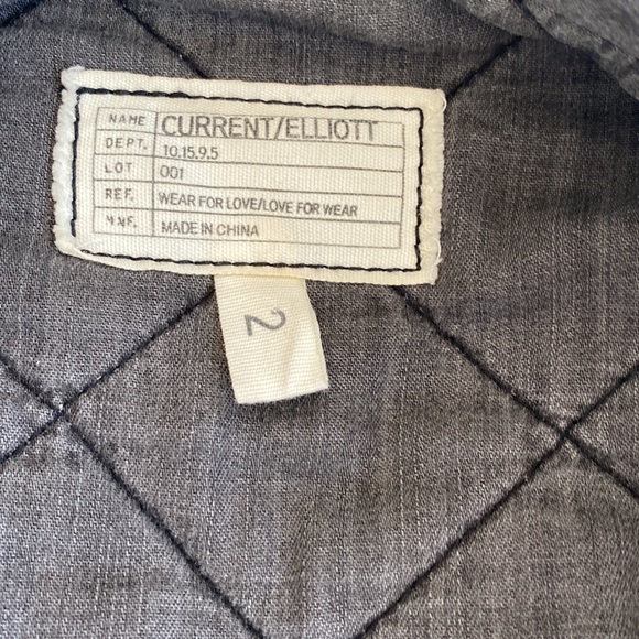 Current Elliott ‘The Quilted Car Coat’ Size 2/Medium - Picture 5 of 6